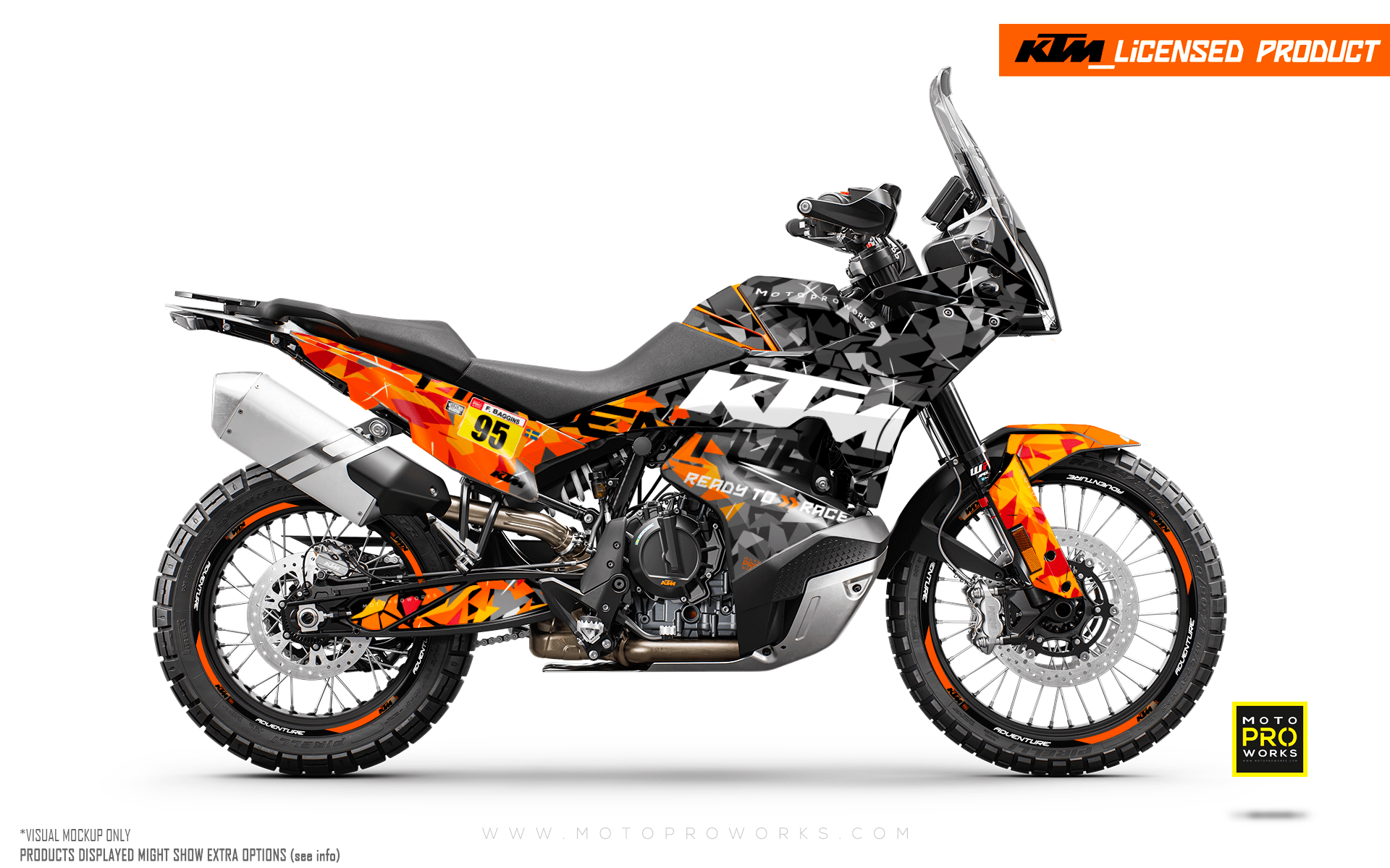 KTM 790/890 Adventure R/S GRAPHICS - "Waypointer" (Flake Edition) - MotoProWorks