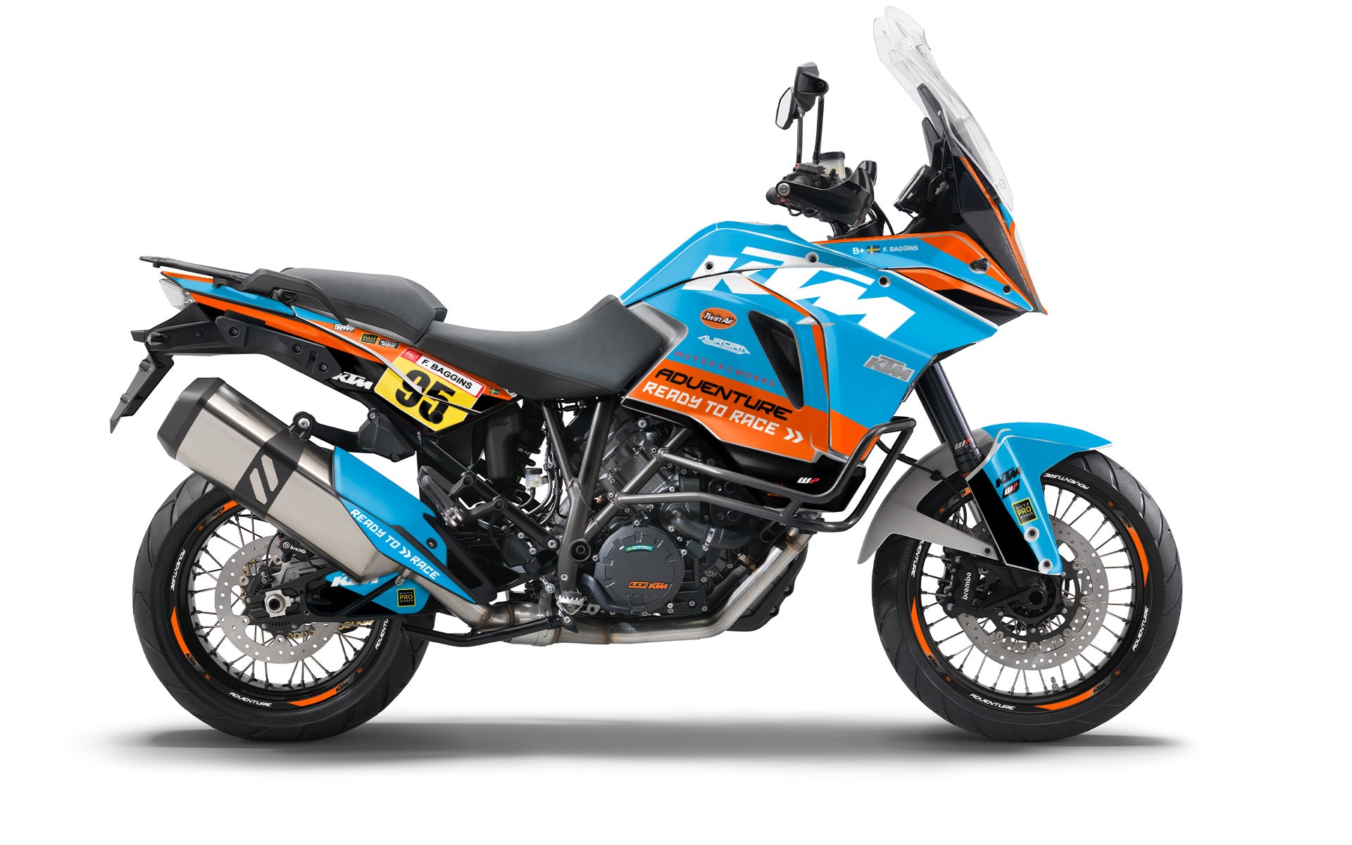 KTM 1290 Super Adventure 2015-2016 GRAPHICS - "Waypointer" (Ocean)