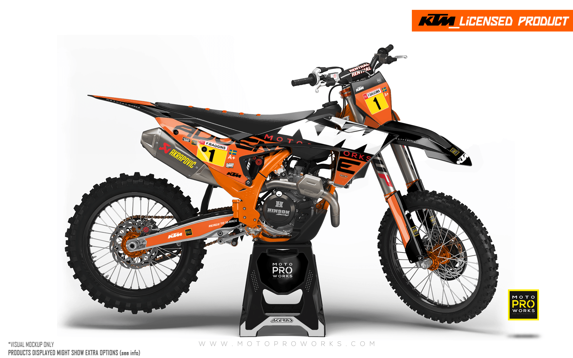 KTM GRAPHICS - EXC/SX / 450 SMR 2023-2024 "Waypointer" (Midnight) - MotoProWorks