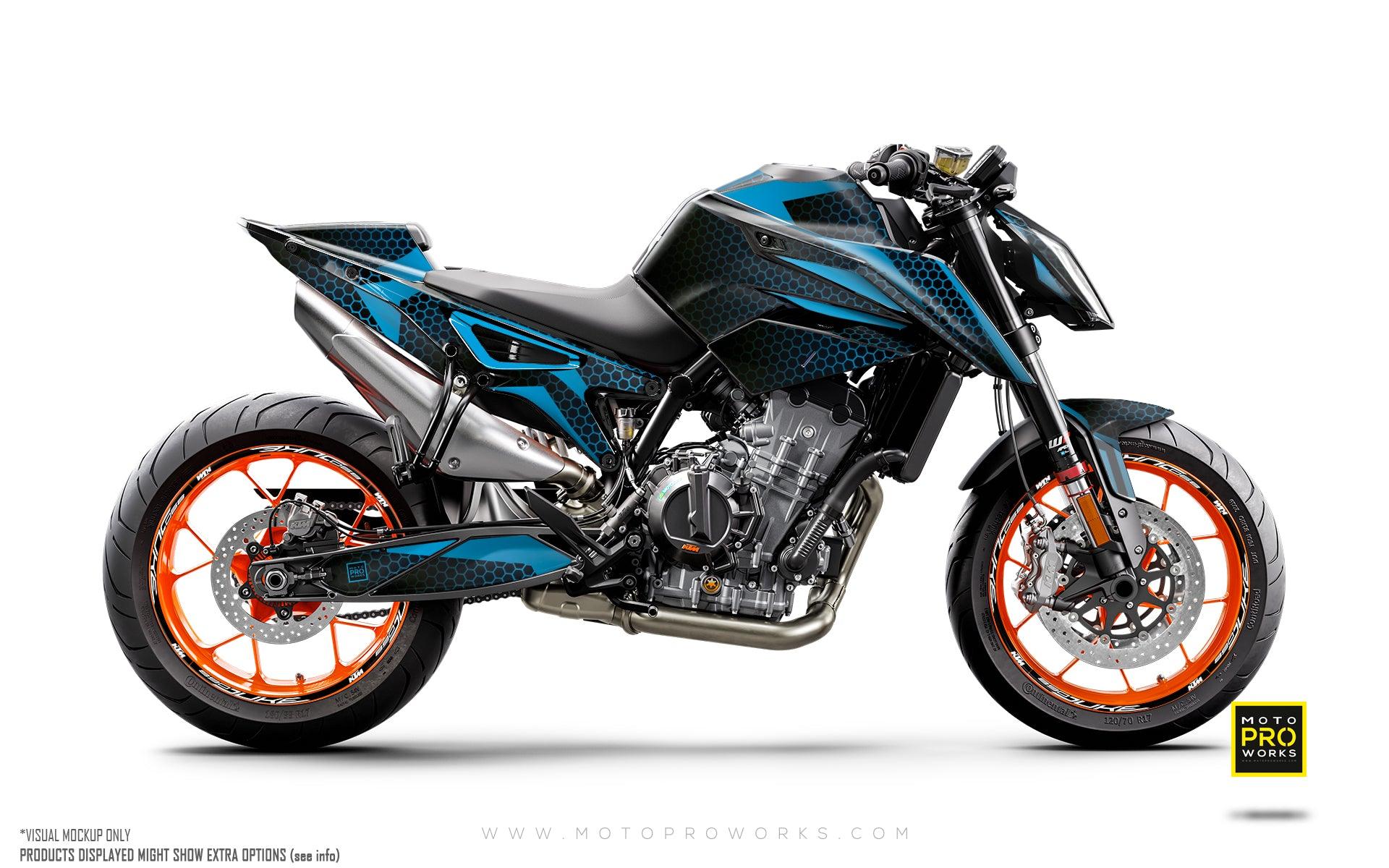 KTM 790/890 Duke GRAPHICS - &quot;Arcane&quot; (Light Blue)