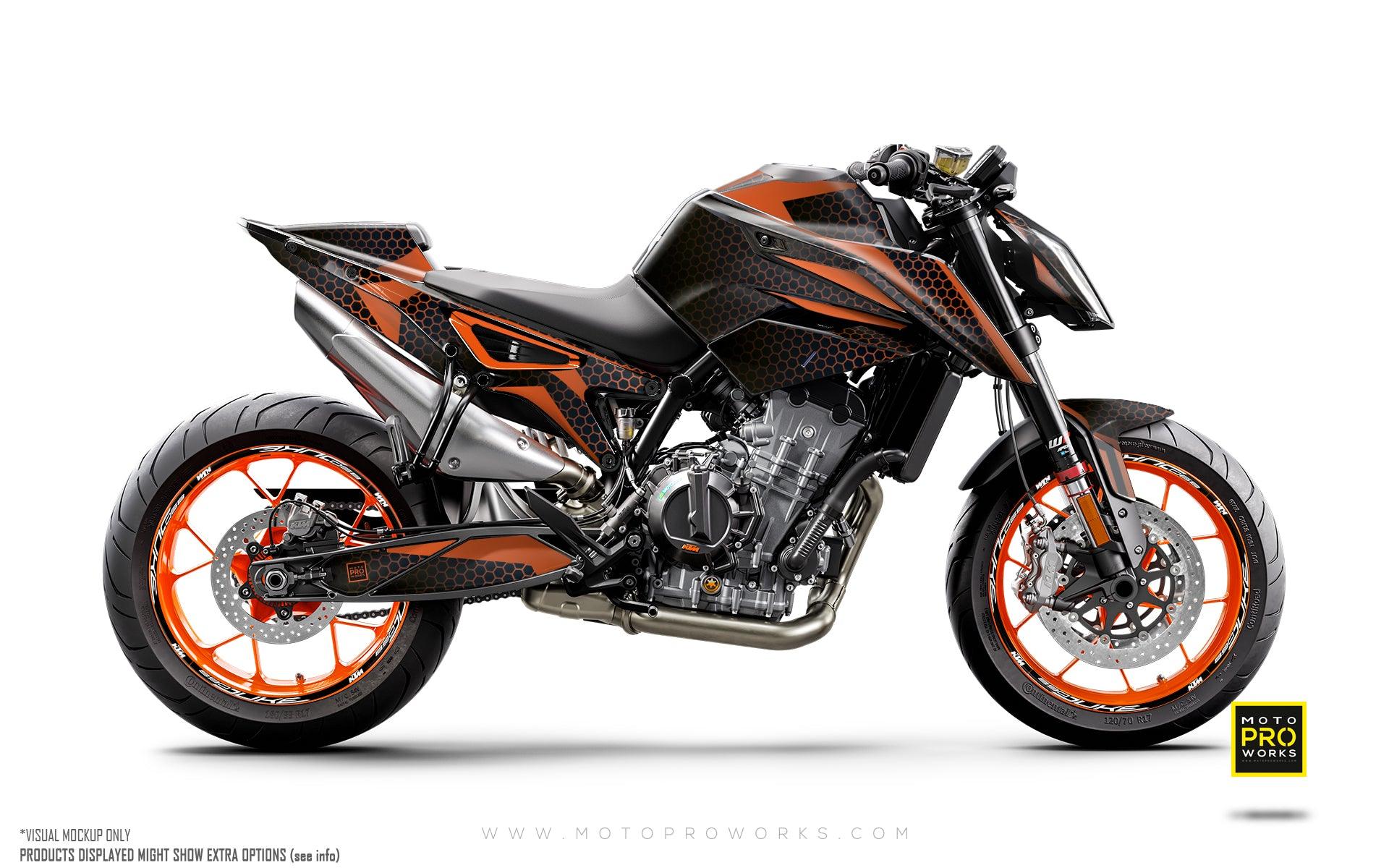 KTM 790/890 Duke GRAPHICS - &quot;Arcane&quot; (Orange)