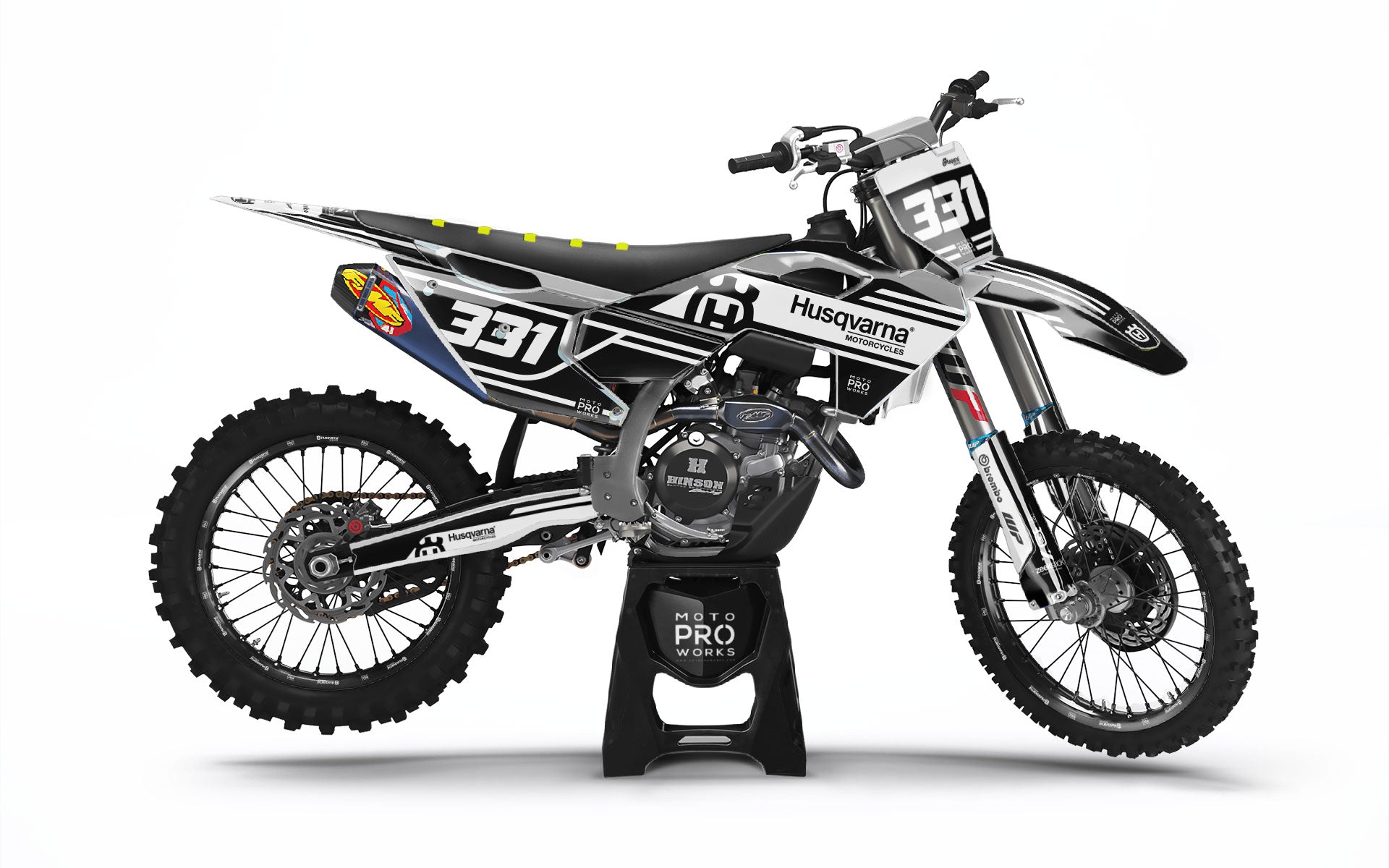 Husqvarna FC/TC GRAPHICS - "Fastlane" (Black)