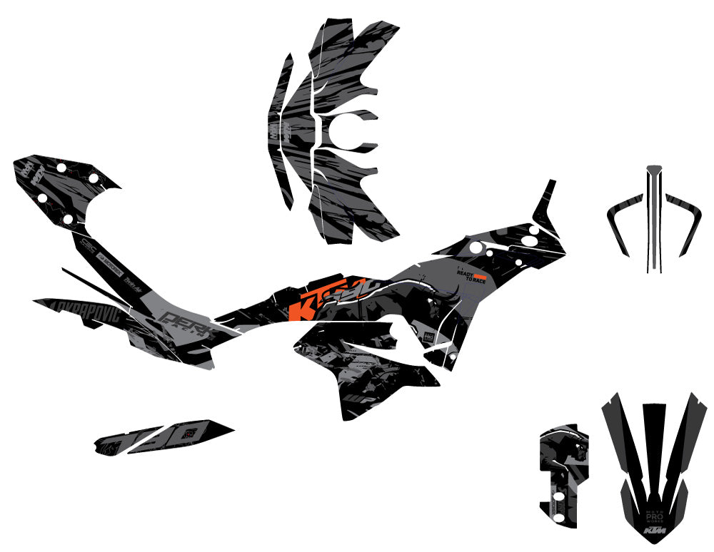 KTM 790/890 Adventure R/S GRAPHICS - "Striker" (Nova)