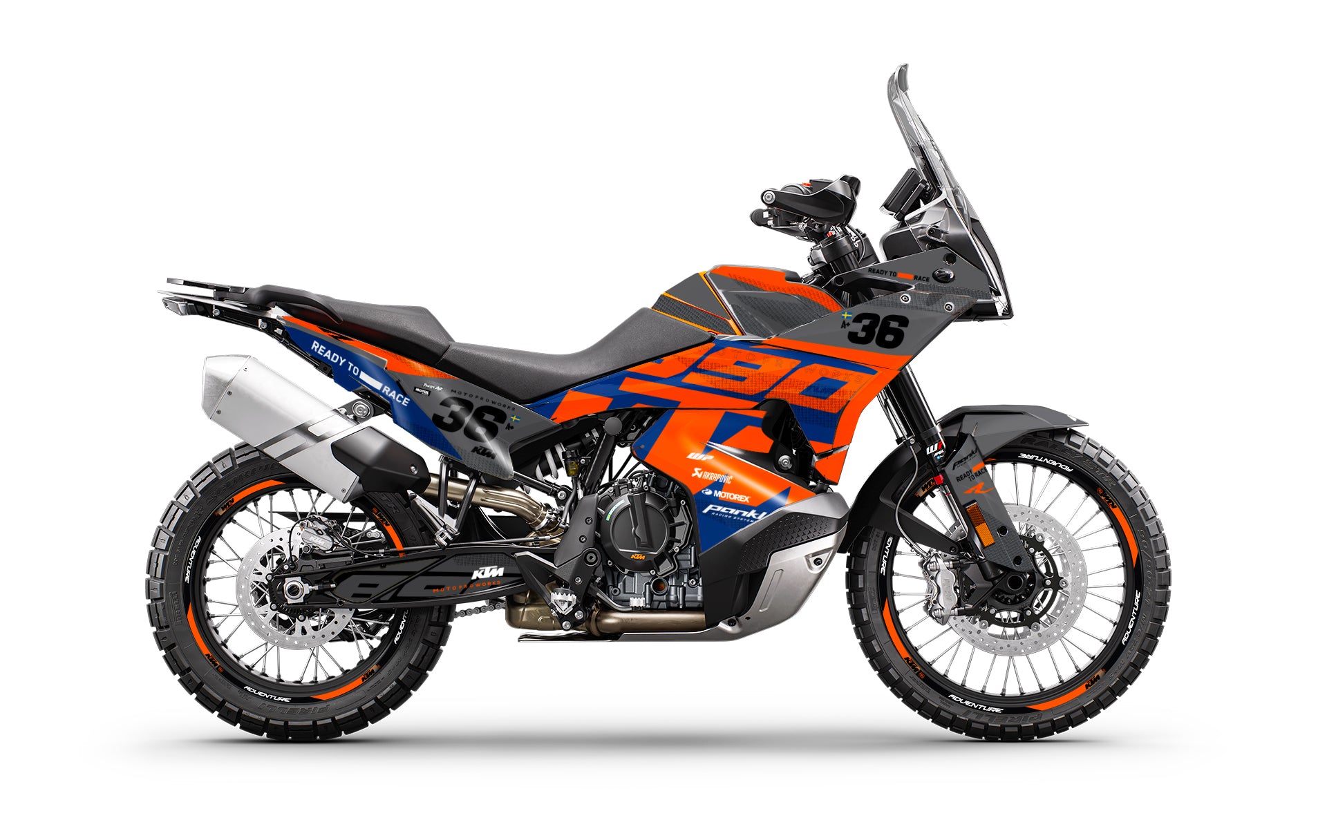 KTM 790/890 Adventure R/S GRAPHICS - "Frontier" (Blue/Grey)