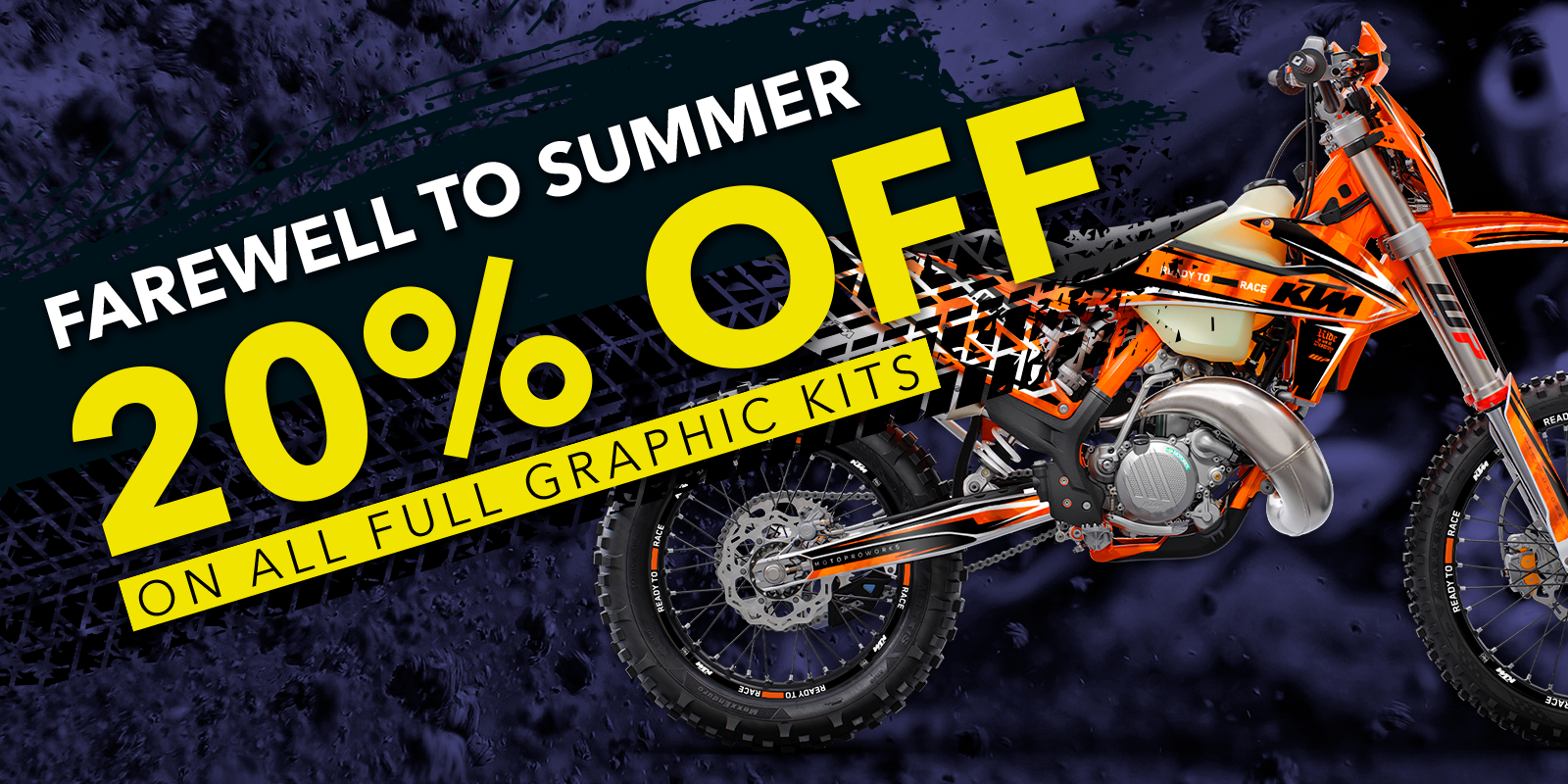 Farewell To Summer - 20% off Sale - Motoproworks - Bike Graphic Kits