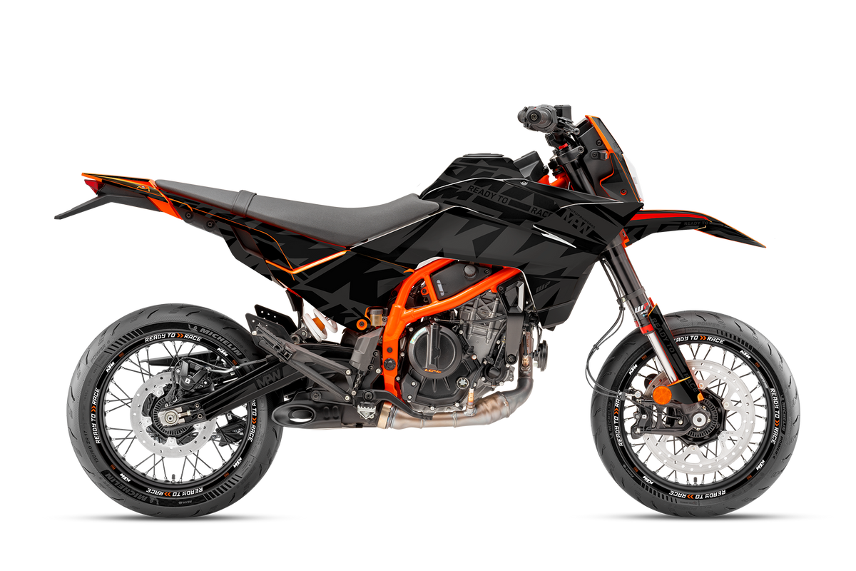 KTM 390 SMC-R DEKOR - "Kickdrift" (Schwarz)
