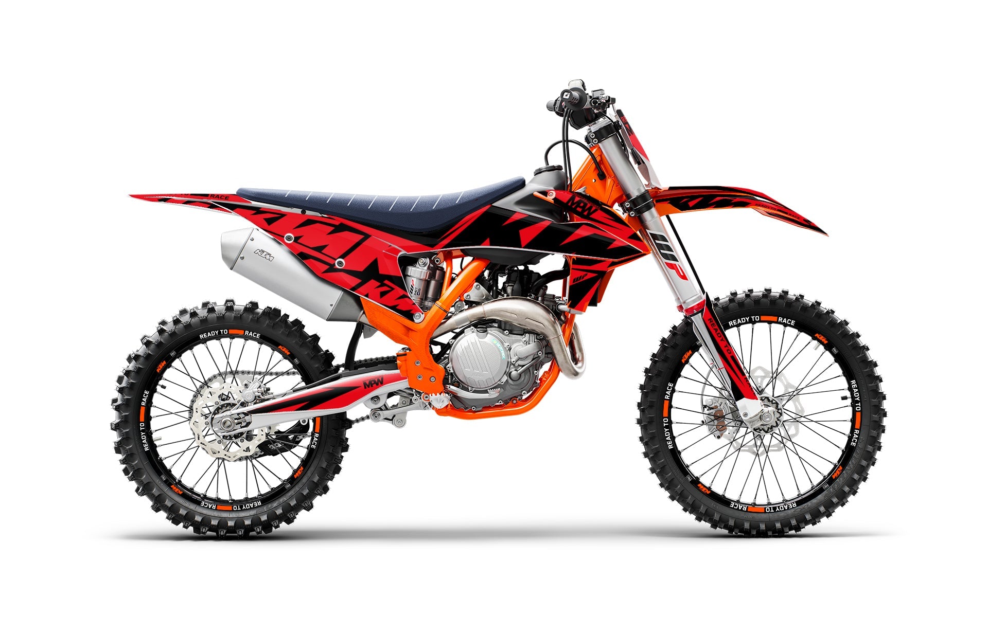 KTM SX / SX-F STICKERSET - “Kickdrift” (Rood)