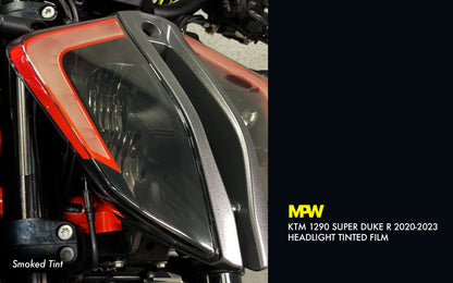 Pellicola oscurante per faro Premium KTM 1290 Super Duke R 2020-2023