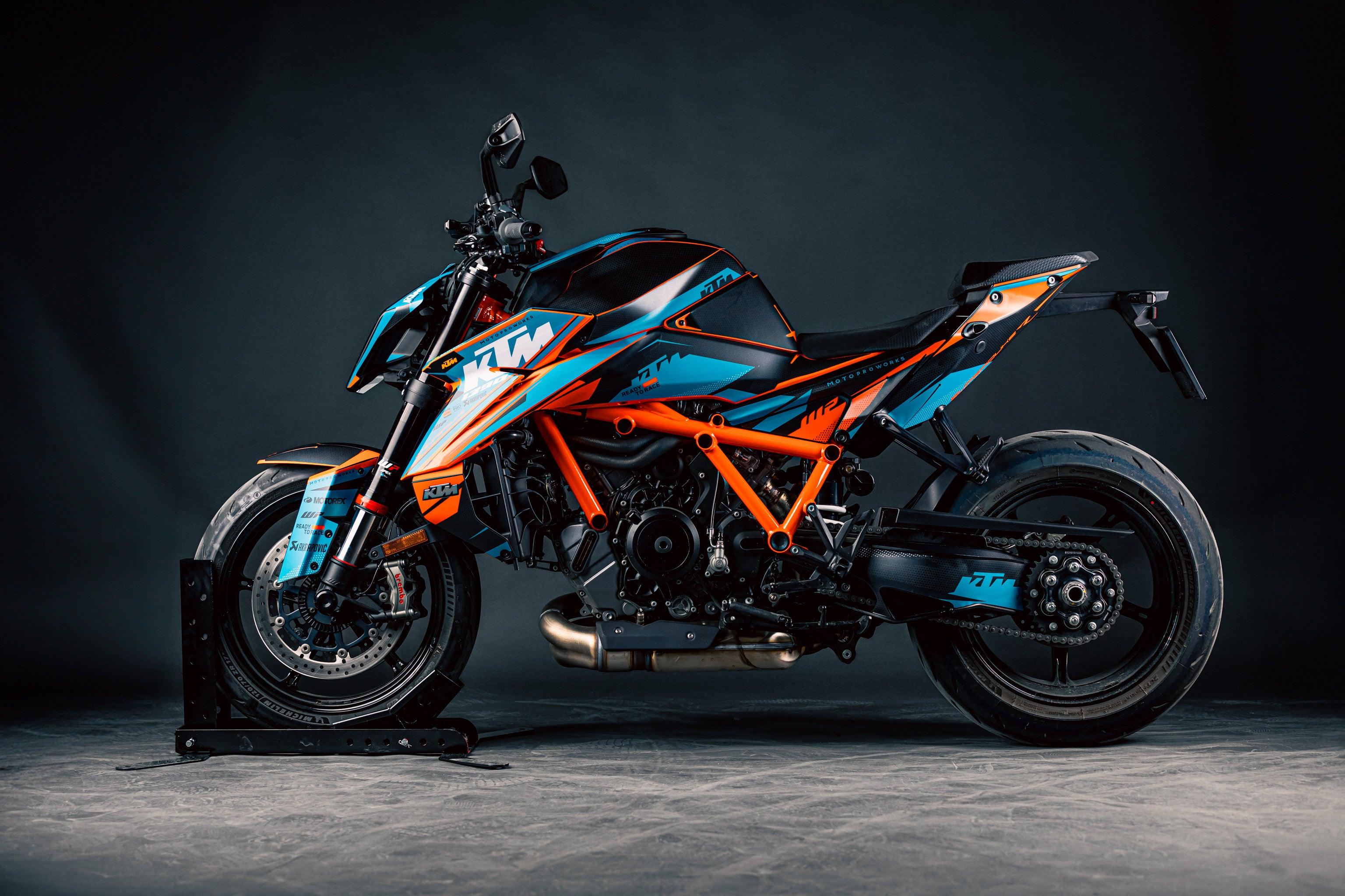 KTM 1390 Super Duke R/Evo GRAPHICS - "Nebula" (Blue) - MotoProWorks