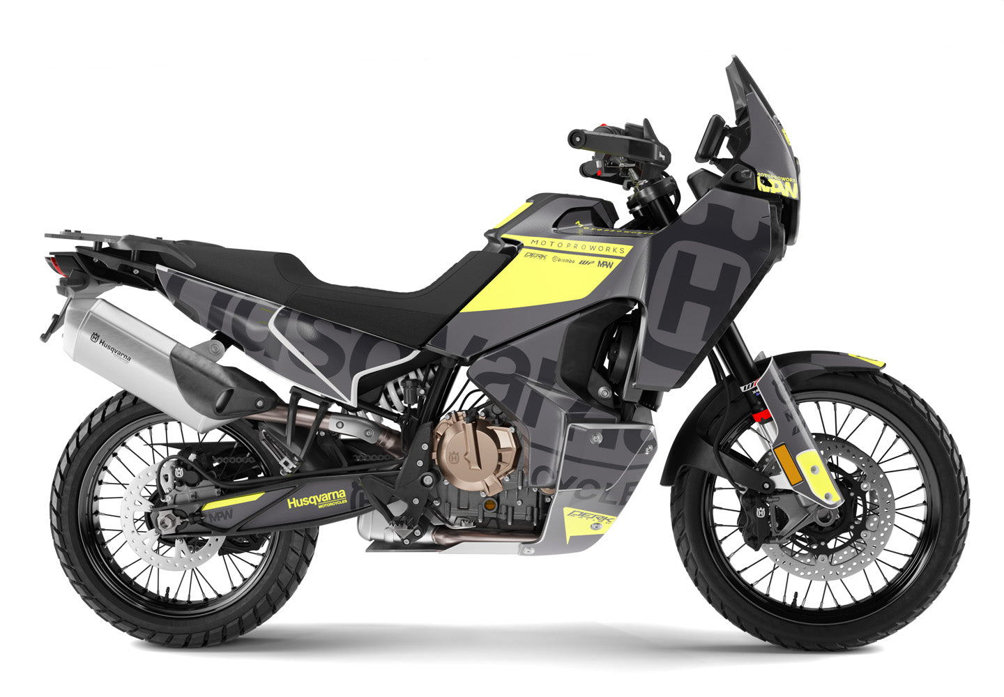 HUSQVARNA Norden 901 GRAPHICS - “Manifesto” (Grey/Yellow)