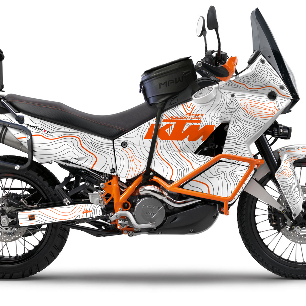 Decals Ktm 990 Adventure Orange KTM 950/990 Adventure GRAPHICS
