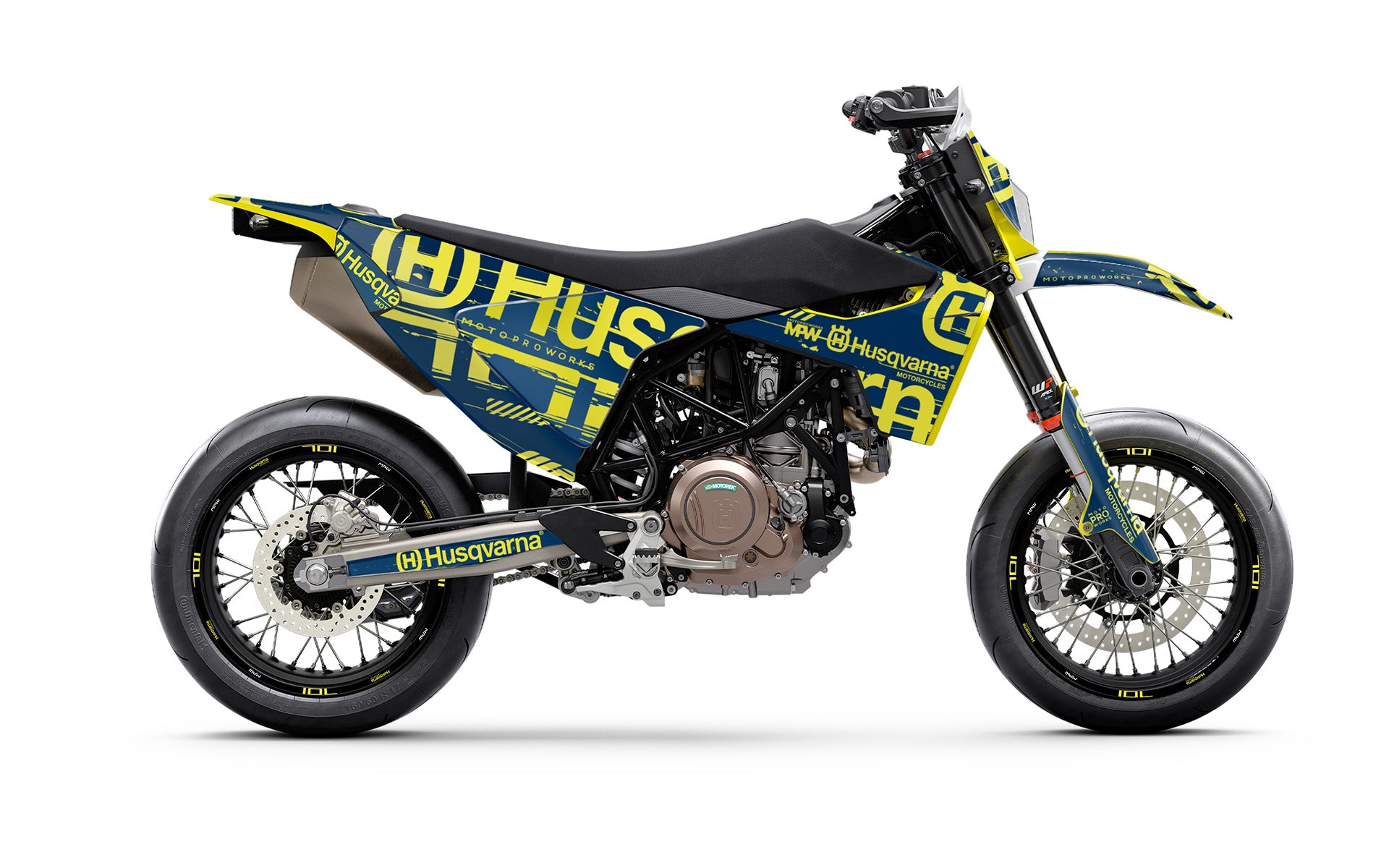 Husqvarna 701 SM GRAPHICS - "Disruptor" (Blue)