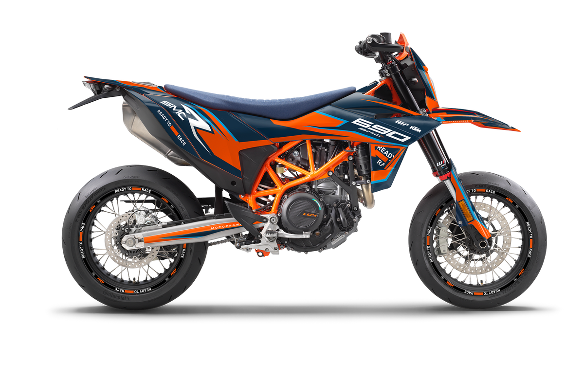 KTM 690 SMC-R 2026 DEKOR - "District" (Blau)