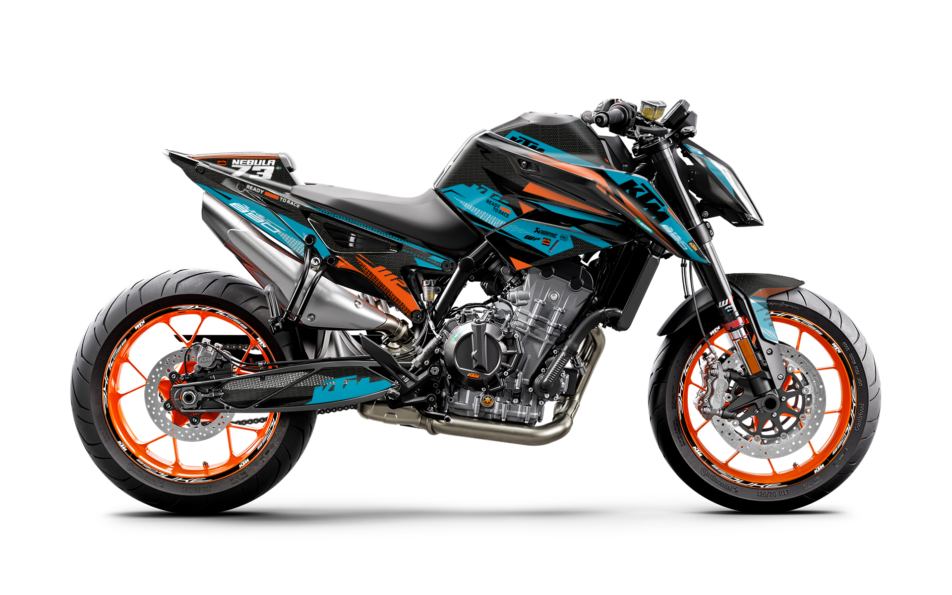 KTM 790/890 Duke KIT DÉCO - "Nebula" (Bleu)