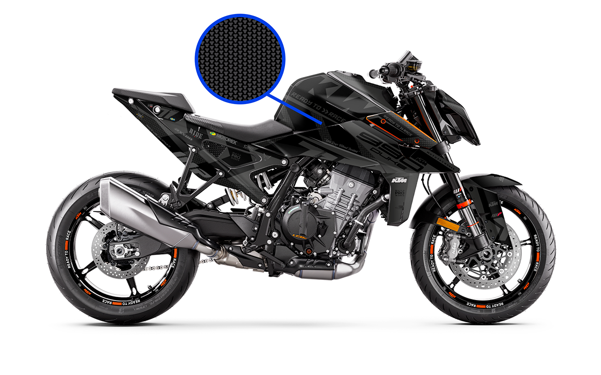 KTM 990 Duke GRAPHICS - "Rasorblade" (Stealth)