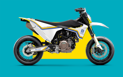 Husqvarna 701 Enduro GRAPHICS - "Regal" (White)