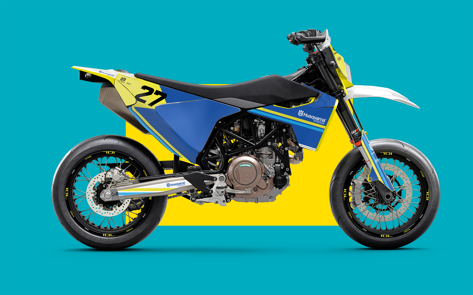 Husqvarna 701 GRAPHICS - "Duoline" (Blue)