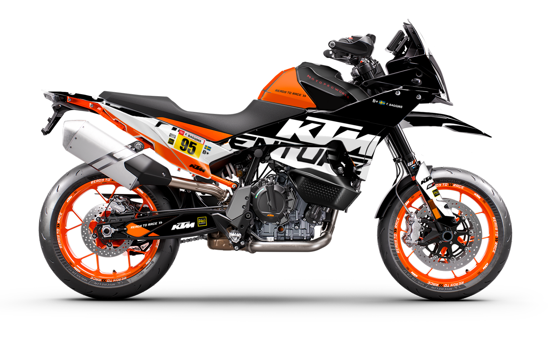 KTM 890 SMT GRAPHICS - "Waypointer" (Night)