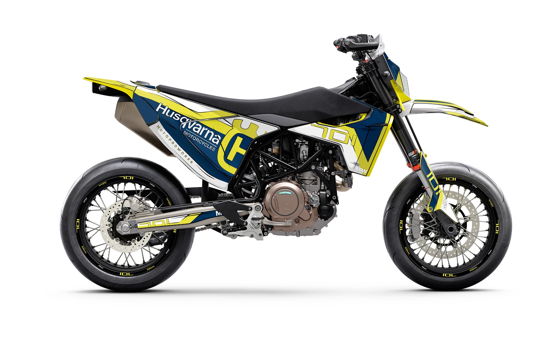 Husqvarna 701 SM GRAPHICS - "Celltrace" (Blue)