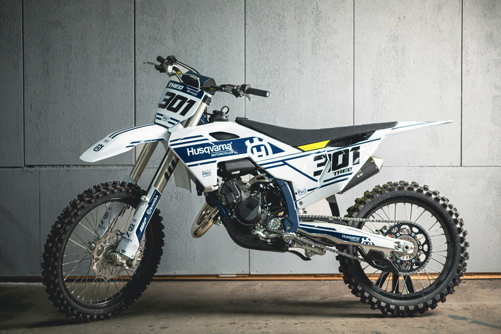 Husqvarna FC/TC GRAPHICS - "Fastlane" (White)