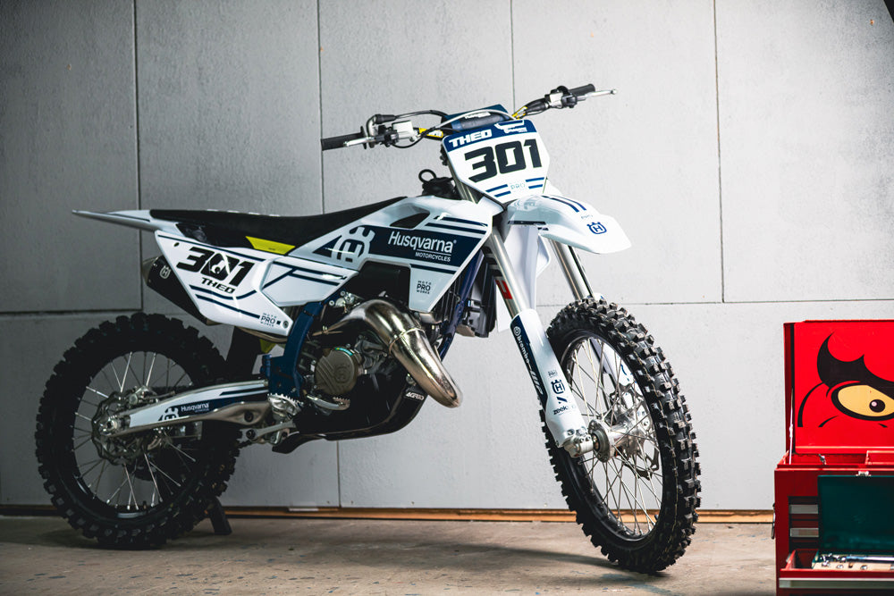 Husqvarna FC/TC GRAPHICS - "Fastlane" (White)