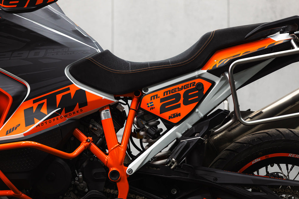 KTM 1290 Super Adventure GRAPHICS - "Fragment" (Black/Orange)
