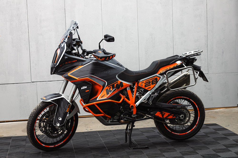 KTM 1290 Super Adventure GRAPHICS - "Fragment" (Black/Orange)