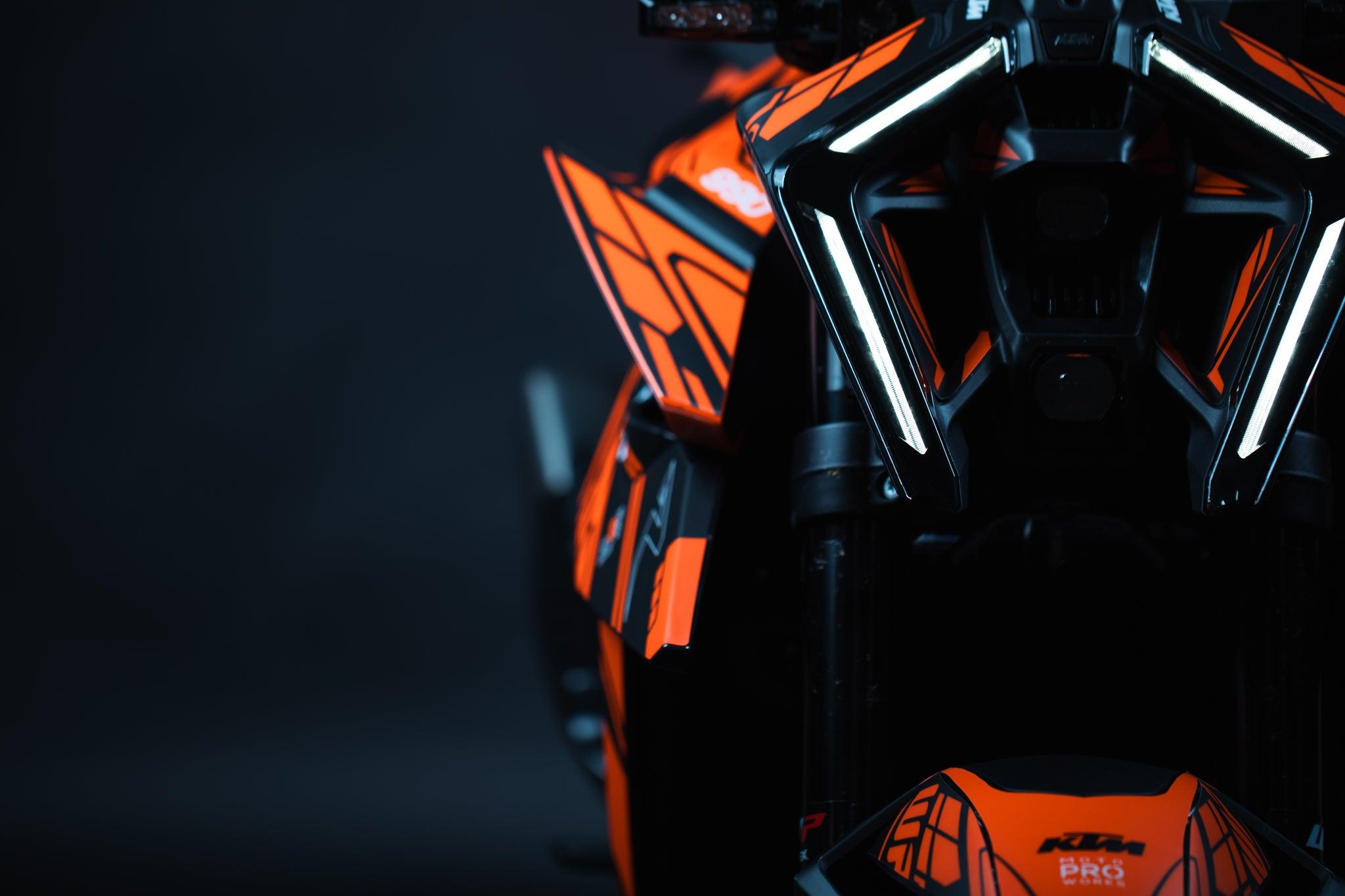 KTM 990 Duke GRAPHICS - "Pulse" (Black/Orange) - MotoProWorks