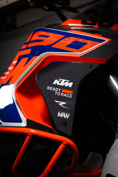 KTM 1290 Super Adventure GRAPHICS - "Frontier" (Blue/Grey)