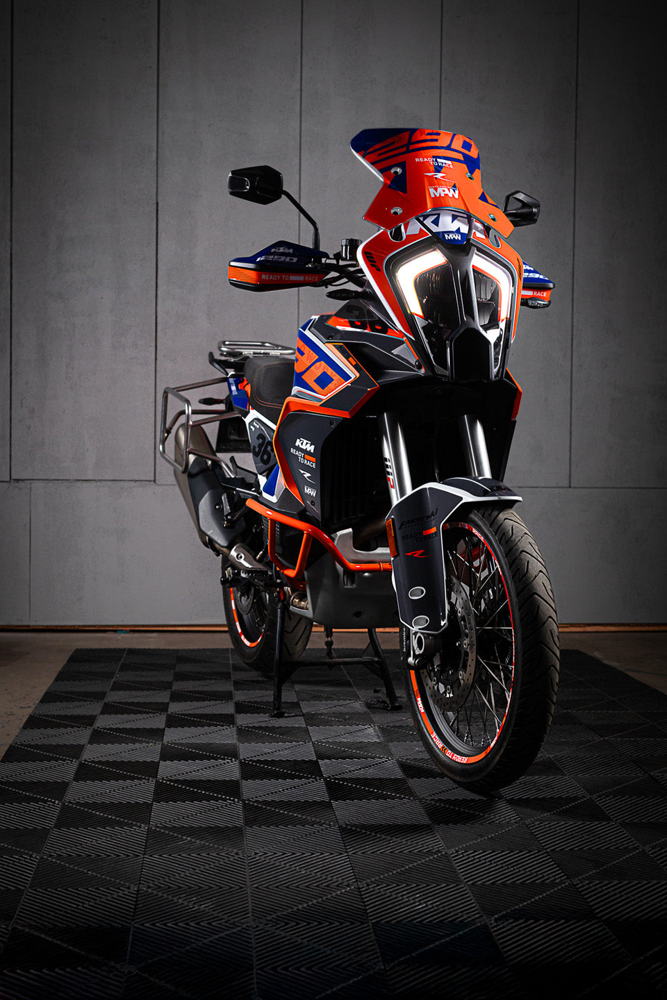 KTM 1290 Super Adventure GRAPHICS - "Frontier" (Blue/Grey)