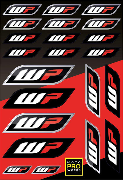 Husqvarna 701 and WP Sticker sheets Bundle (Glossy finish)