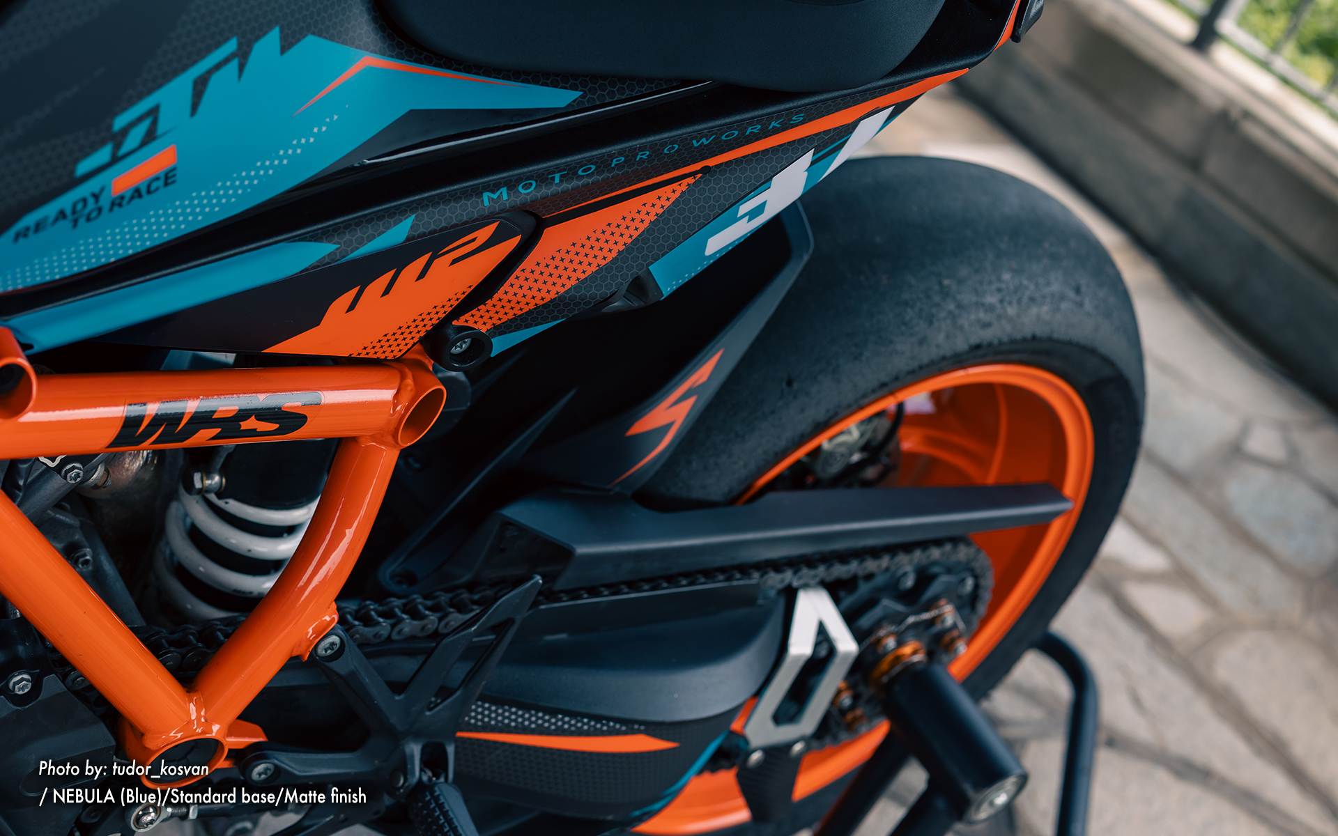KTM 1290 Super Duke R GRAPHICS - "Nebula" (Blue)