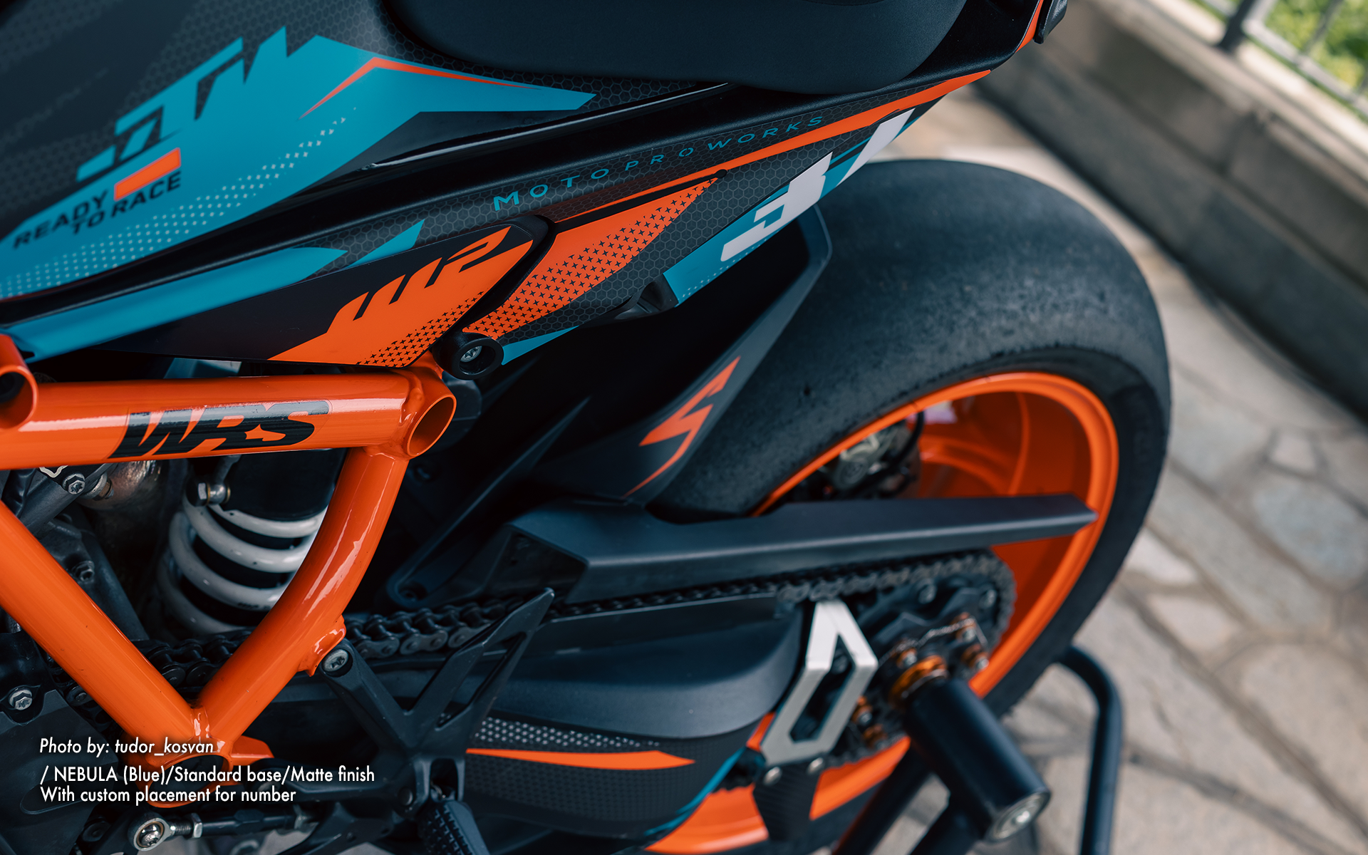 KTM 1290 Super Duke R GRAPHICS - "Nebula" (Blue) - MotoProWorks