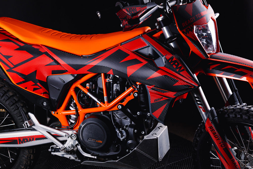 KTM 690 SMC-R GRAPHICS - "Kickdrift" (Red)