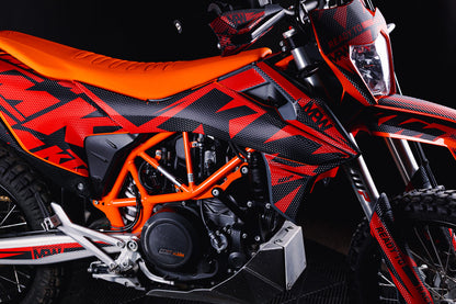 KTM 690 SMC-R GRAPHICS - "Kickdrift" (Red)