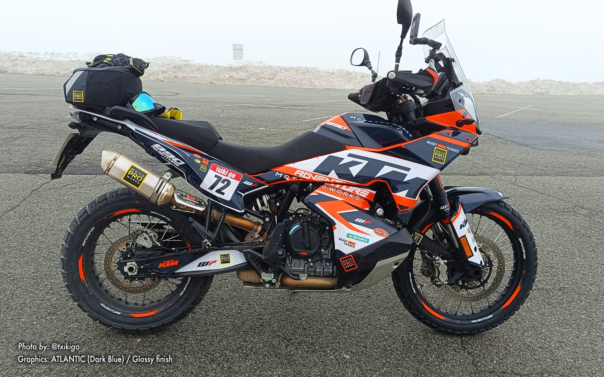 KTM 790/890 Adventure R/S 2023 GRAPHICS - "Atlantic" (Dark Blue)