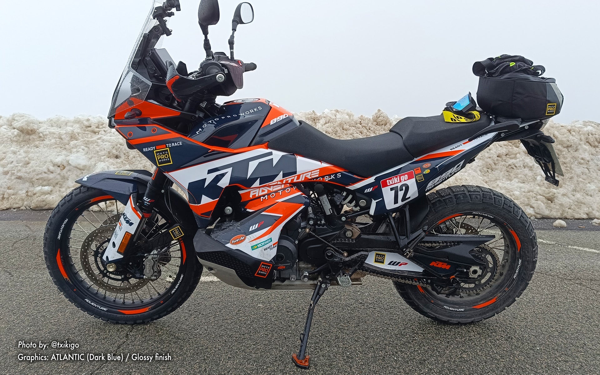 KTM 790/890 Adventure R/S 2023 GRAPHICS - "Atlantic" (Dark Blue)