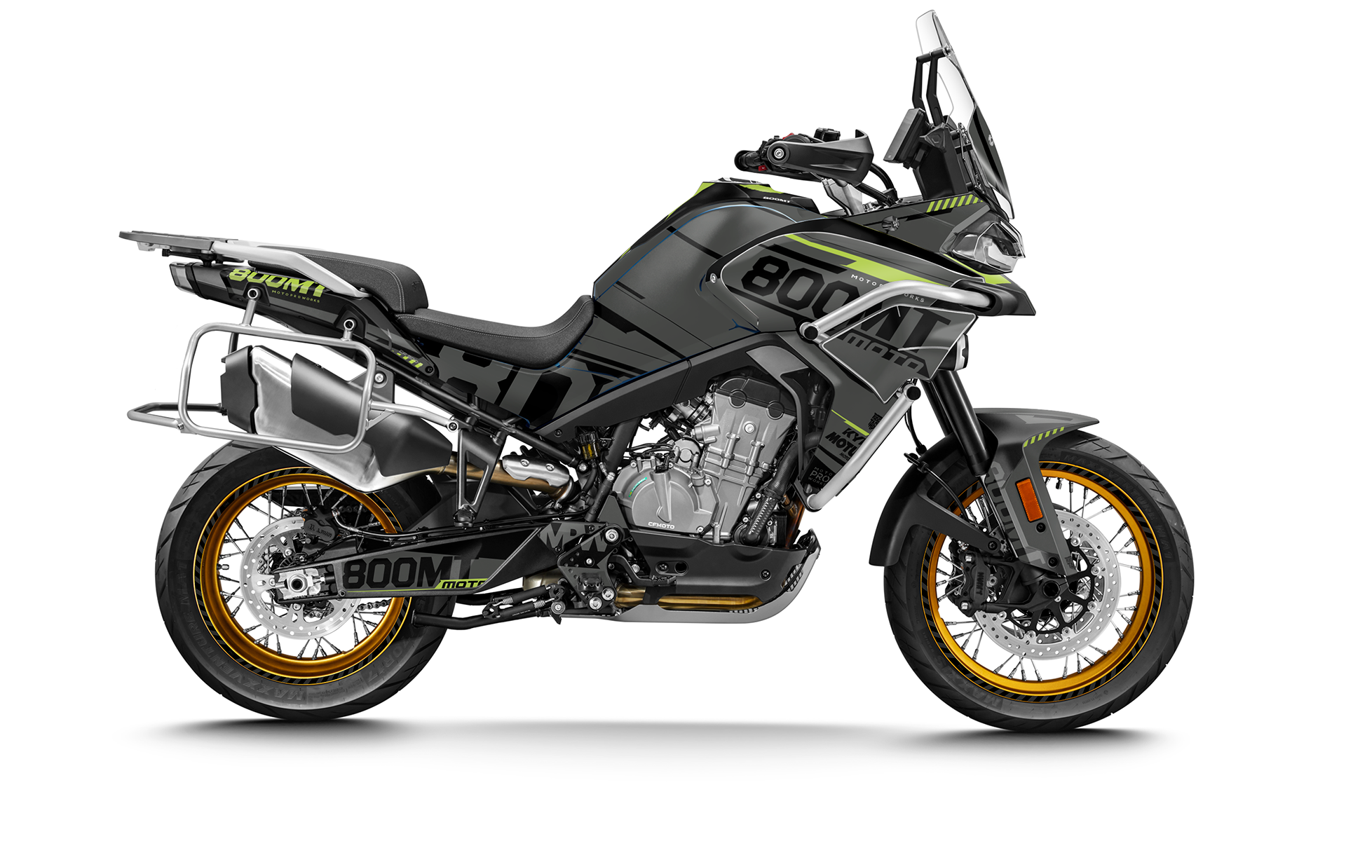 CFMOTO 800 MT GRAPHICS - "Archer" (Grey)