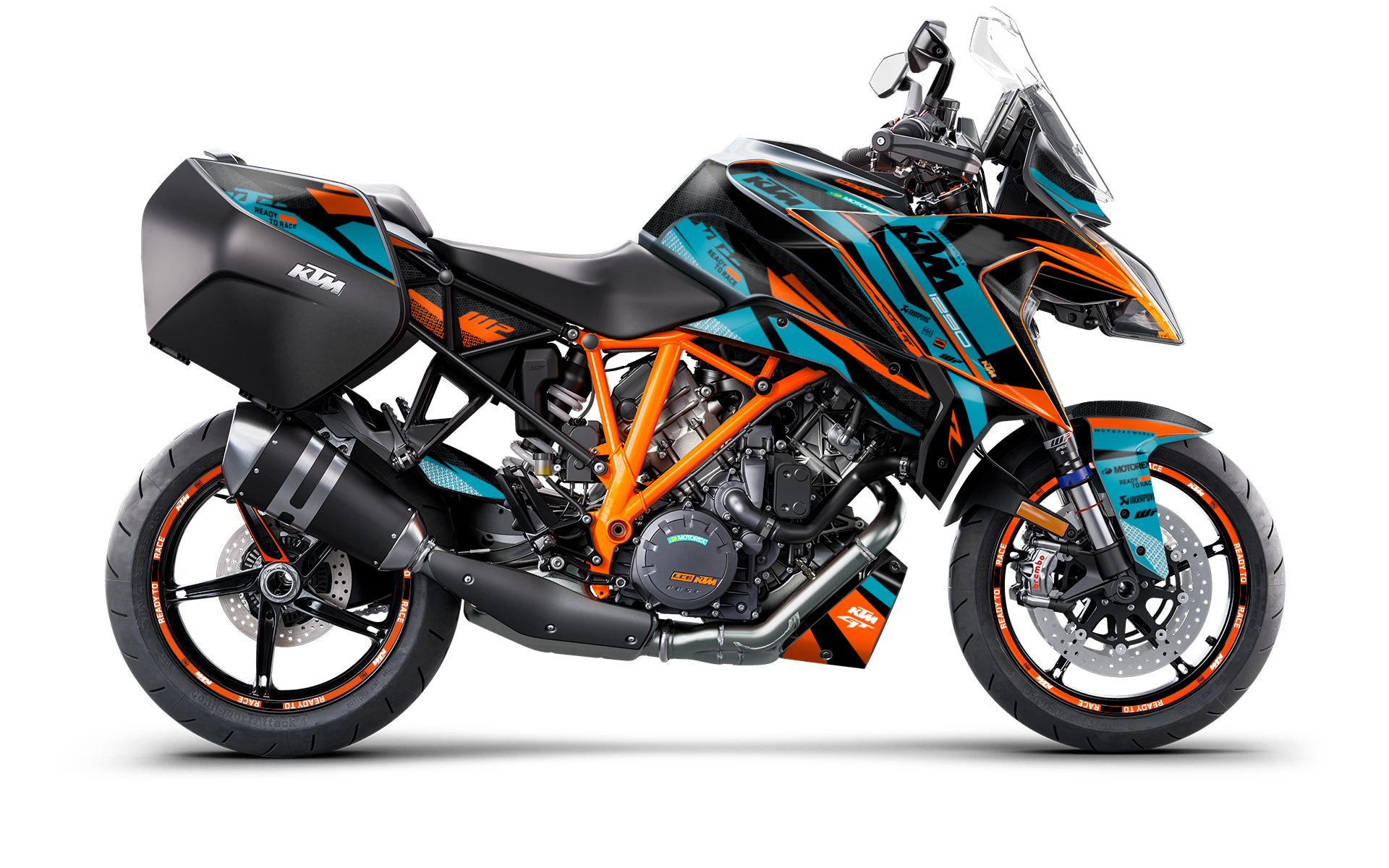 KTM 1290 Super Duke GT GRAPHICS - "Nebula" (Blue)
