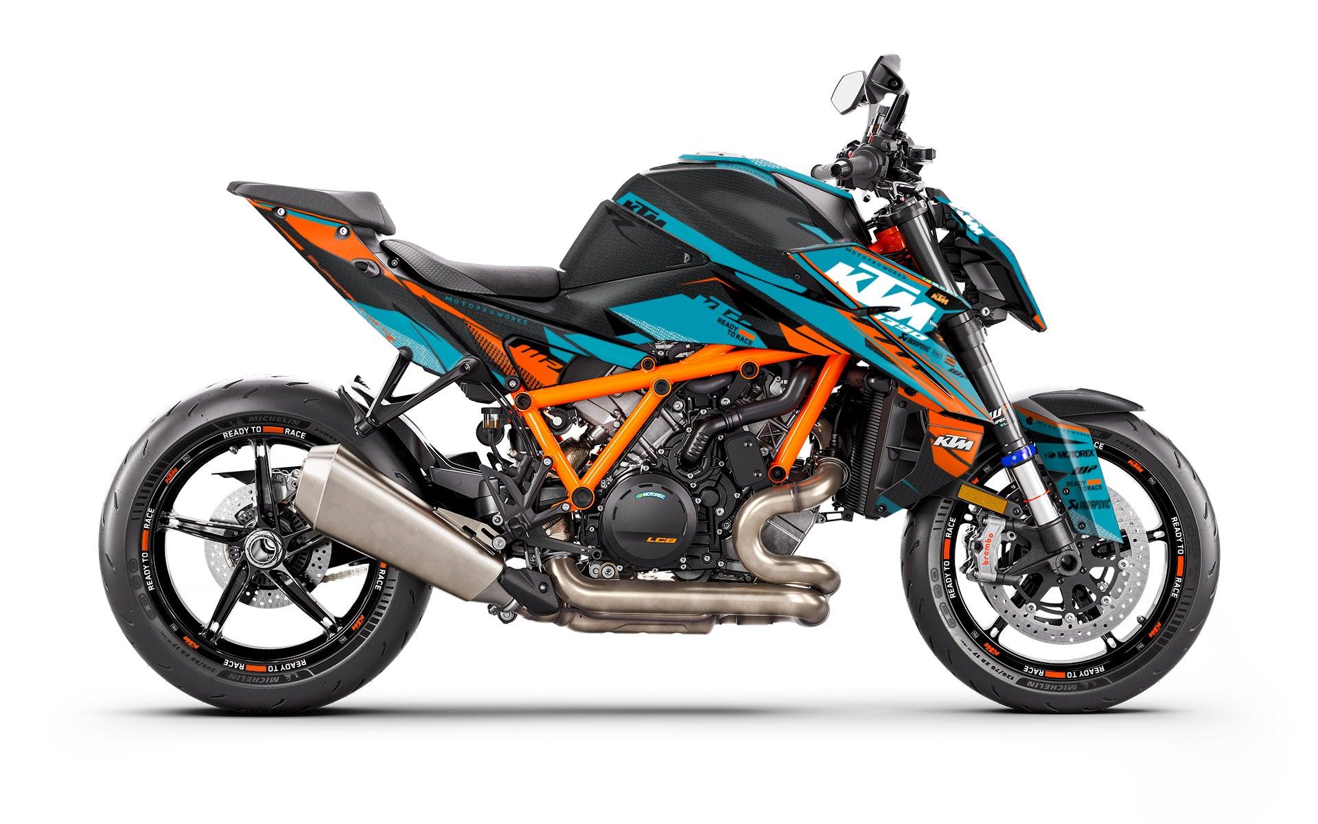 KTM 1390 Super Duke R/Evo GRAPHICS - "Nebula" (Blue) - MotoProWorks