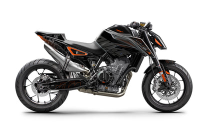 KTM 790/890 Duke KIT GRAFICO - “Nyro” (Arancione/Nero)