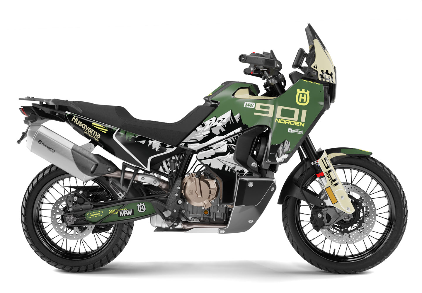 HUSQVARNA Norden 901 GRAPHICS - “Outlander" (Green)