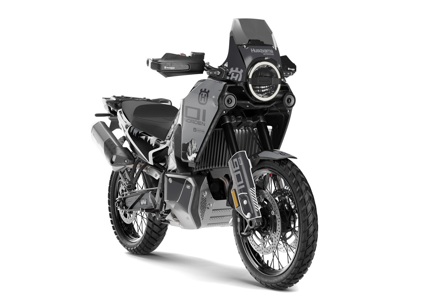 HUSQVARNA Norden 901 GRAPHICS - “Outlander" (Grey)