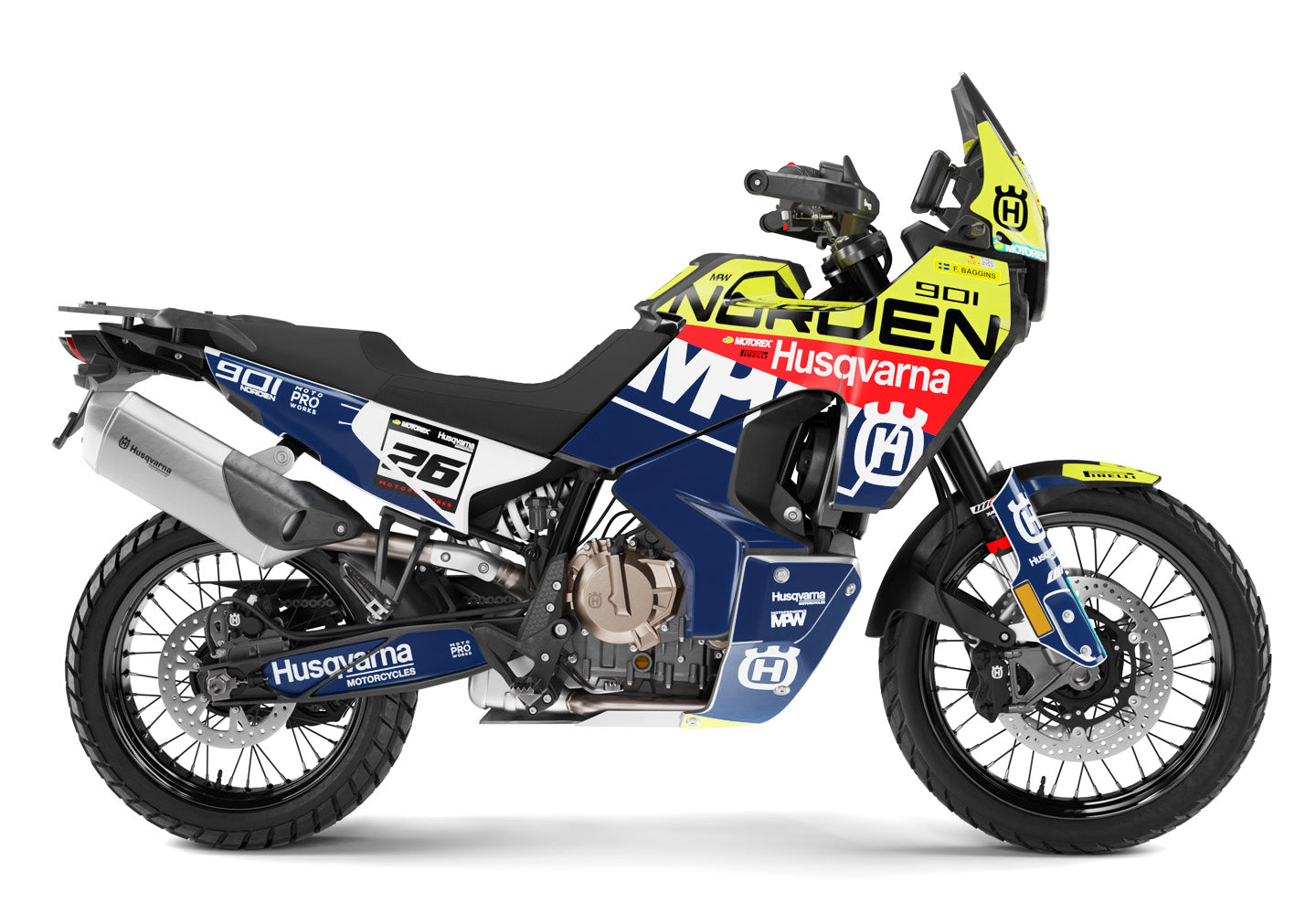 HUSQVARNA Norden 901 GRAPHICS - “P1” (Blue/Red)