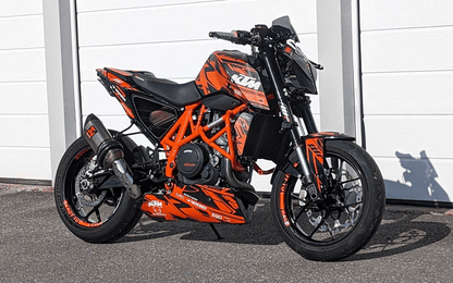 KTM 690 Duke GRAPHICS - "Pulse" (Orange)