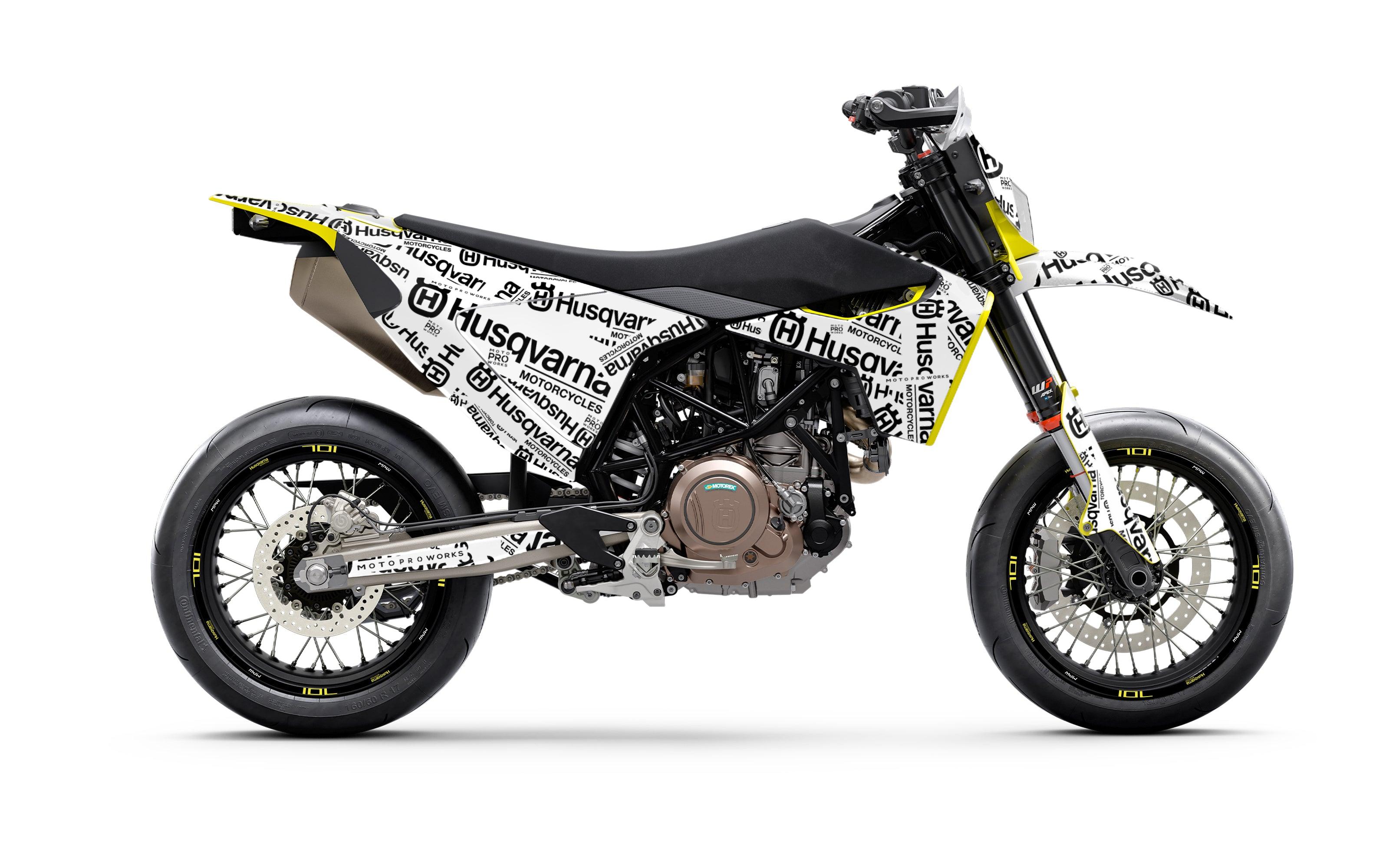 Husqvarna 701 GRAPHICS - "Prototype" (White) - MotoProWorks