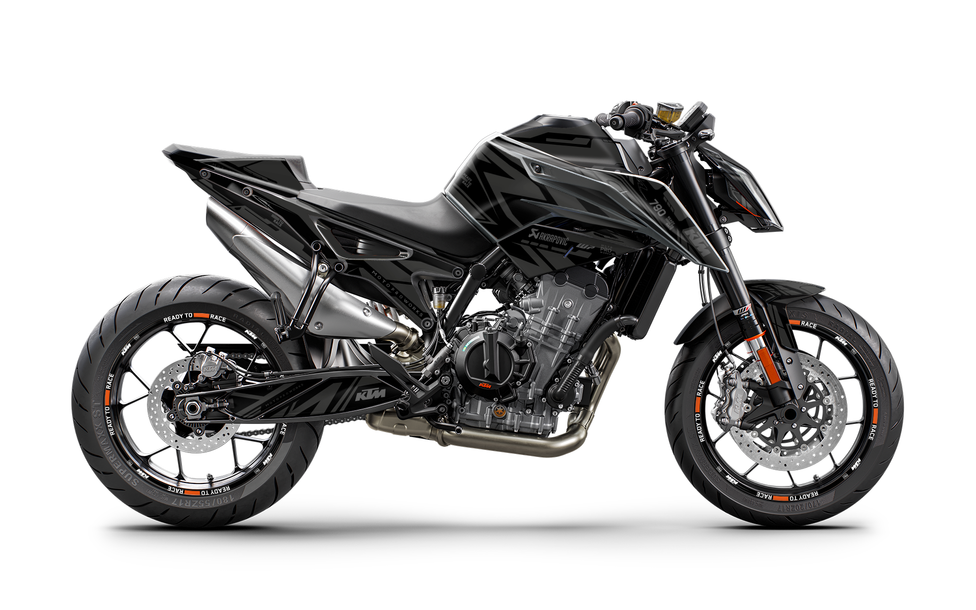 KTM 790/890 Duke KIT DÉCO - "Pulse" (Noir)