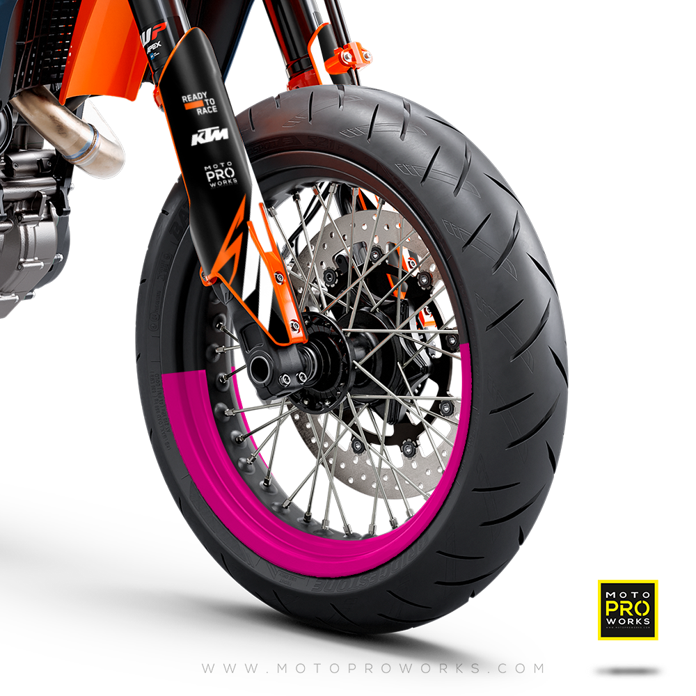 Speichenlos 50/50 - Supermoto Felgendekor