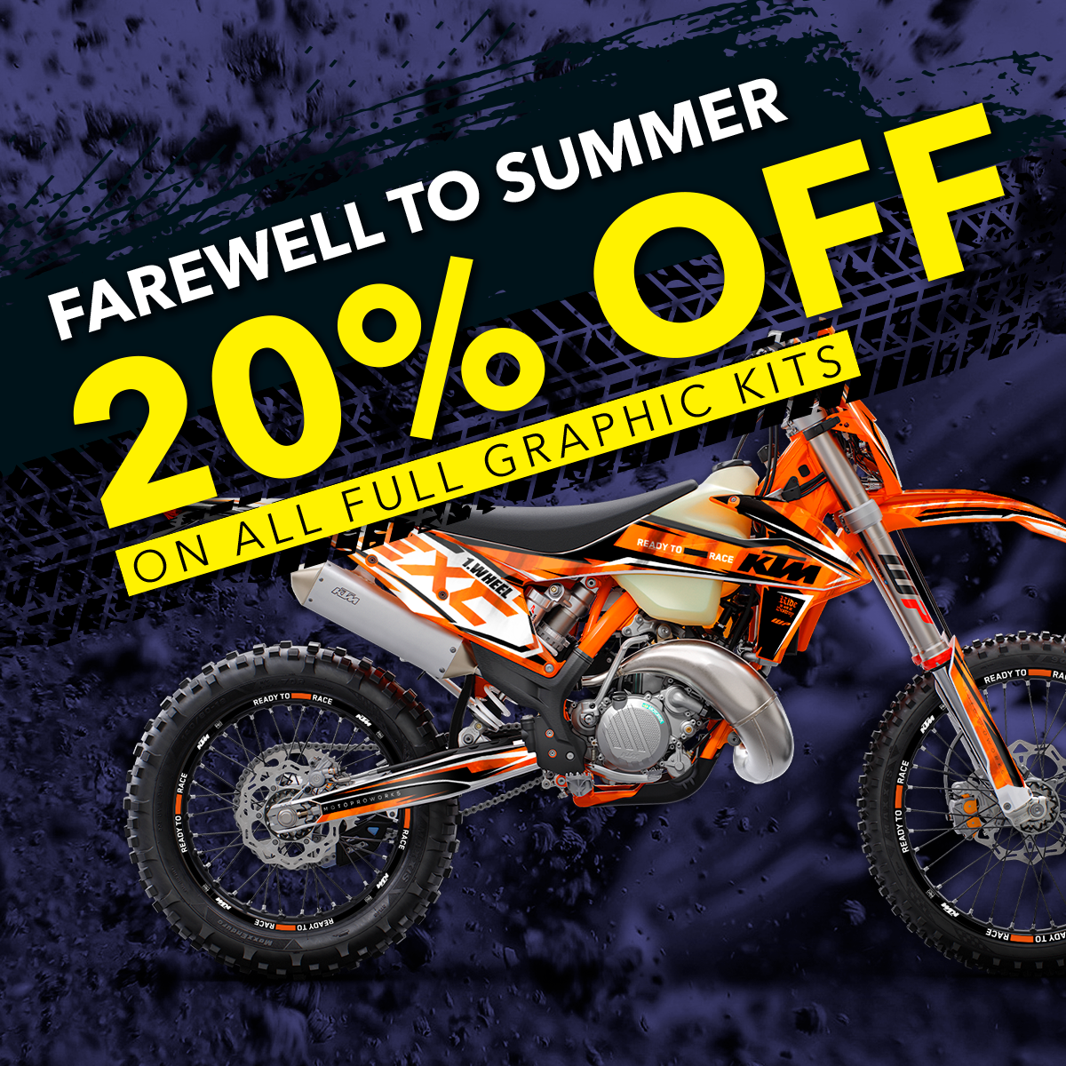 Farewell To Summer - 20% off Sale - Motoproworks - Bike Graphic Kits