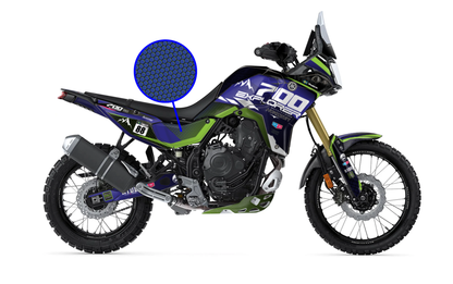 Yamaha Tenere 700 2025 Graphics - "Thrust" (Blue)
